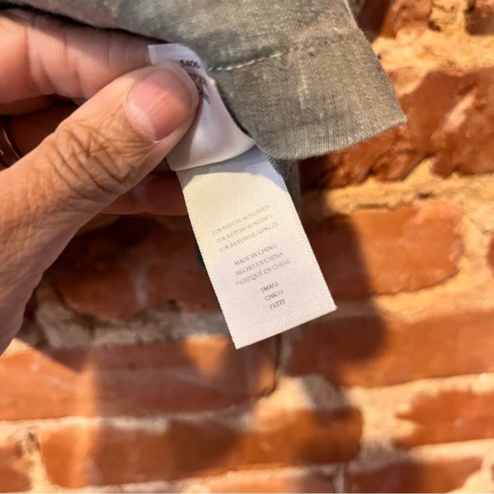 Rails Everett in Camo Size Small Linen/Rayon Blen… - image 6